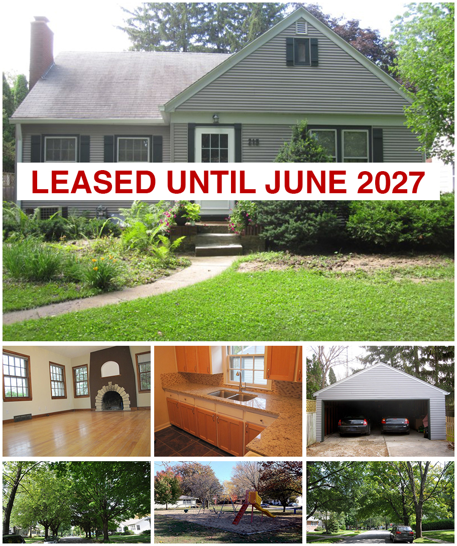 215 Highland Drive / 3 or 4 Bedroom Home / Available July 1, 2027 (Only 0.5 Miles from UIHC)